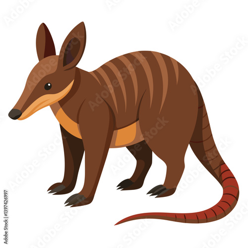 Cute Cartoon Aardvark Illustration