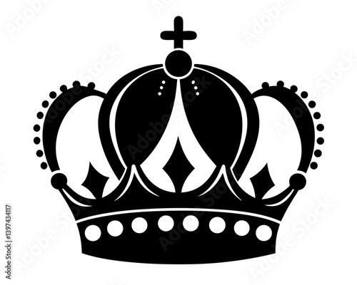 Royal Crown Vector Silhouettes & SVG Icon