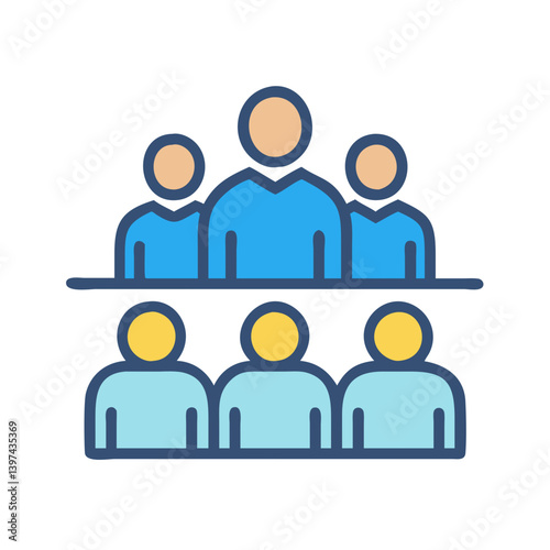  Detailed Board of Directors Flat Icon
