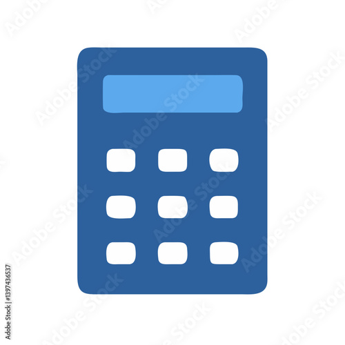  Colorful Calculator Flat Icon