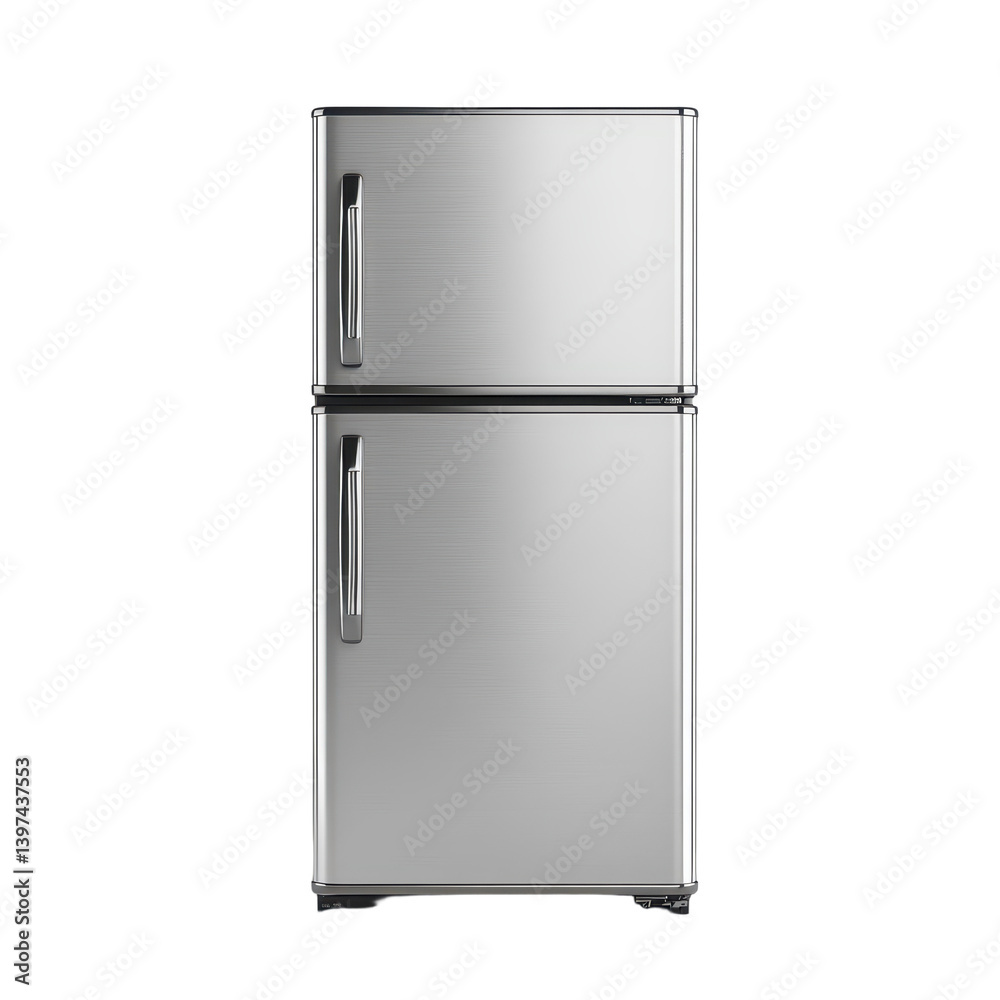 modern refrigerator isolated on white modern refrigerator isolated on white