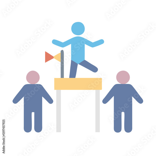  Detailed Competitor Flat Icon