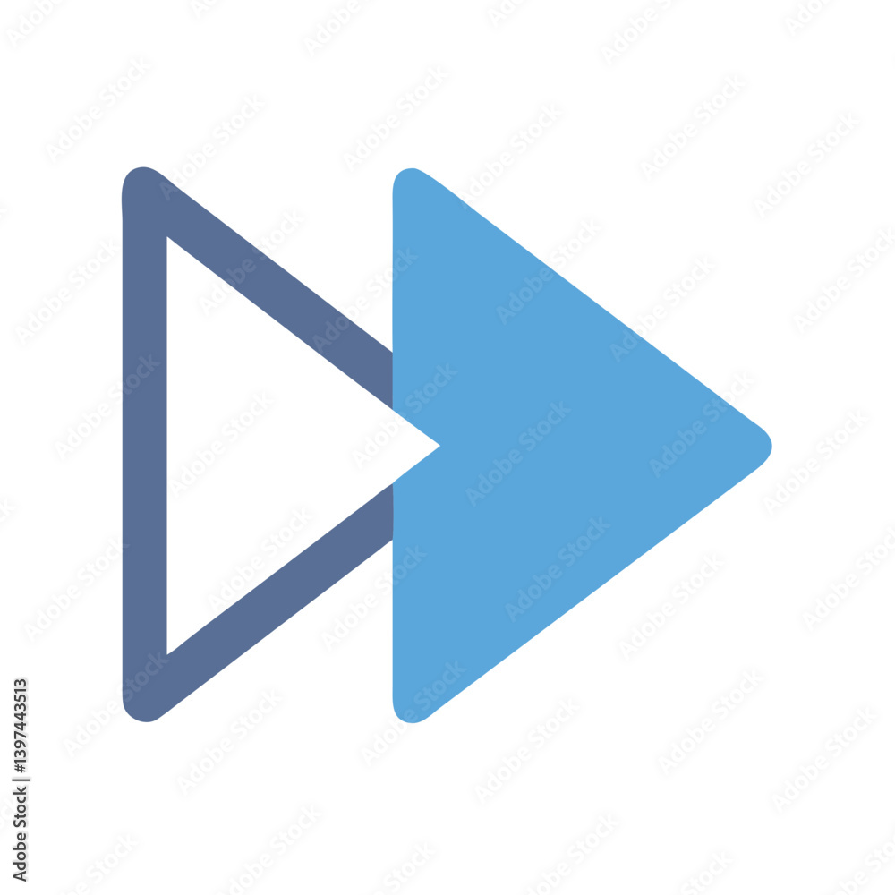 Forward Flat Icon Forward Flat Icon