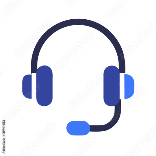  Headset Flat Icon