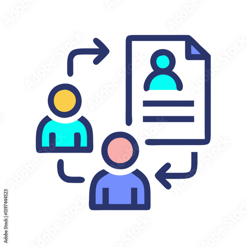  Detailed HR Flat Icon