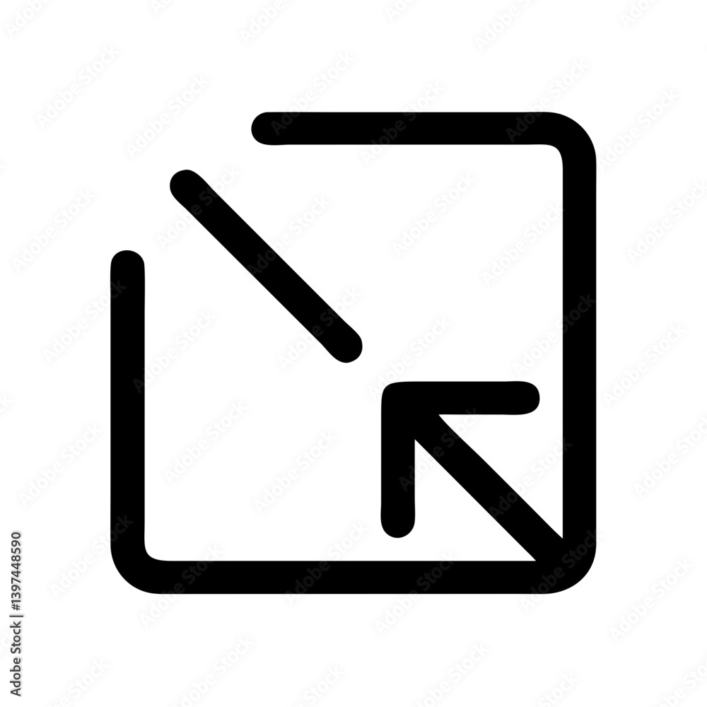 Colorful Minimize Action Icon Colorful Minimize Action Icon