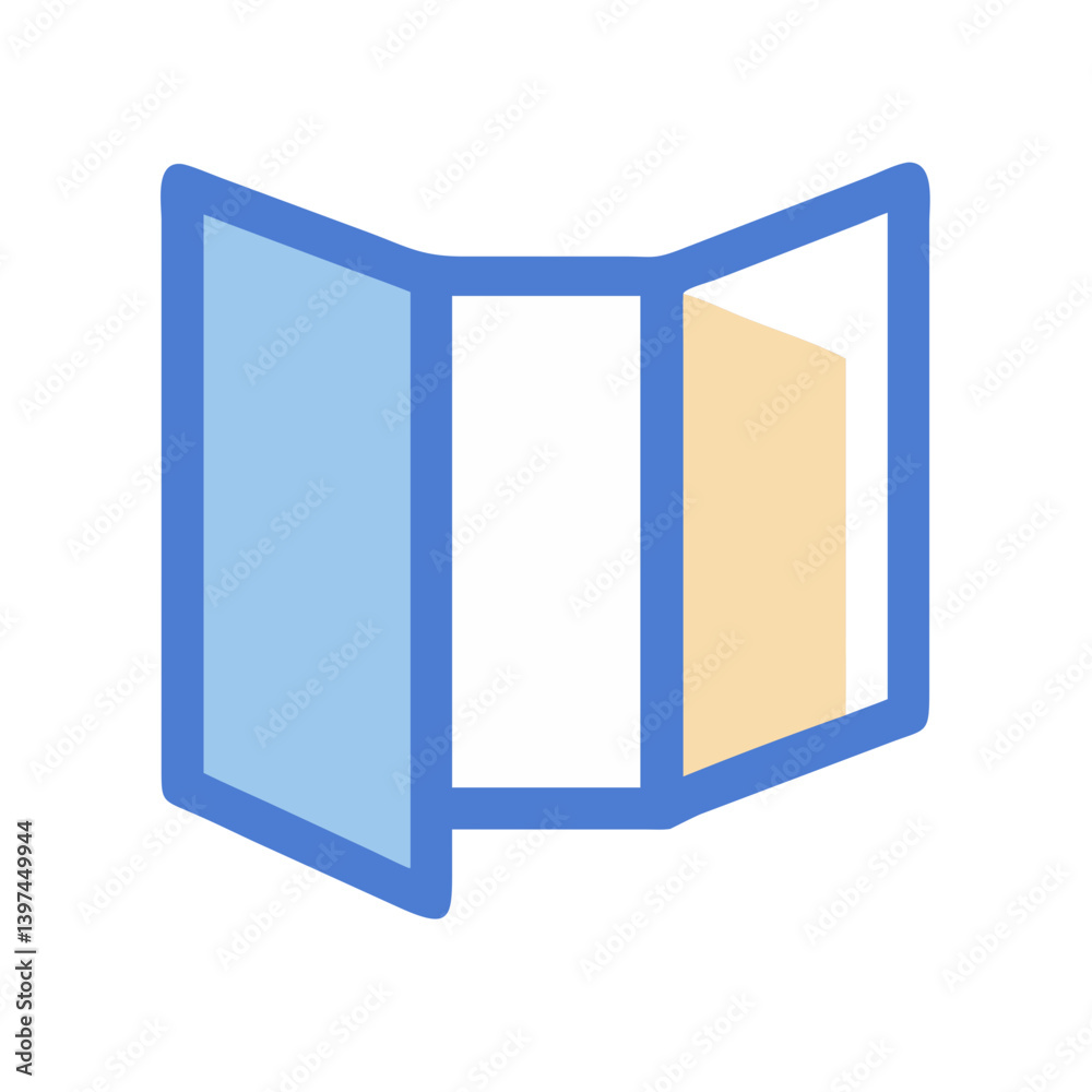 Open Flat Vector Icon Open Flat Vector Icon
