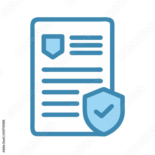  Colorful Policy Flat Icon