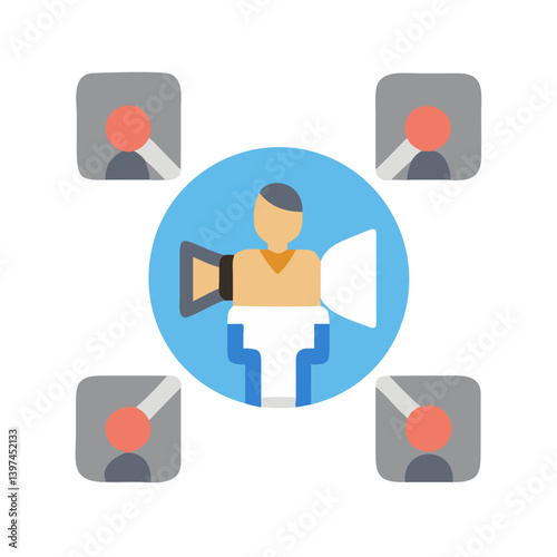  Stylish Public Relations Icon