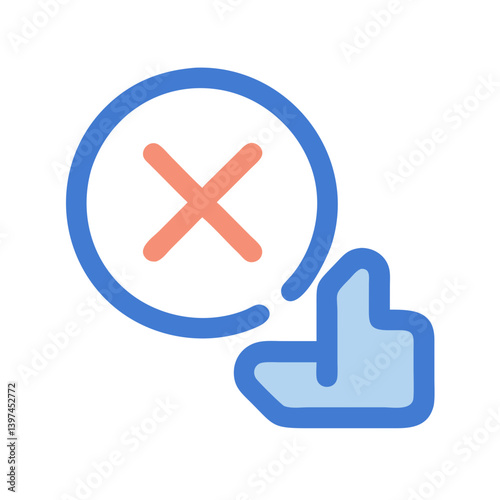 Creative Flat Reject Icon