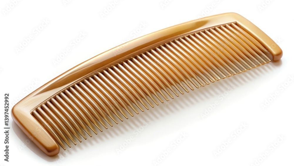 Comb Close Up on White Background Comb Close Up on White Background