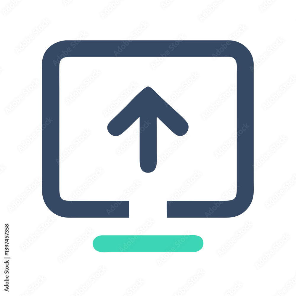 Creative Upload Action Icon Creative Upload Action Icon
