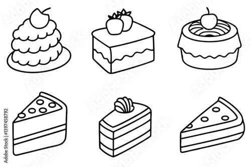 Delicious sliced cake for the ultimate dessert treat