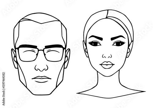 vector illustration of a man