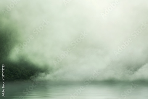 abstract background fog in the mountains