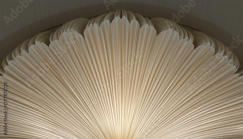 Artistic fan design modern interior photography ambient light close-up unique aesthetic in contemporary spaces