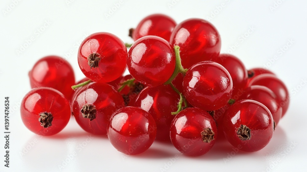 Vibrant Red Currants: A Close-Up of Juicy Berries Vibrant Red Currants: A Close-Up of Juicy Berries
