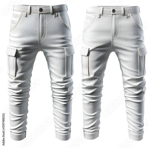 black and white pants