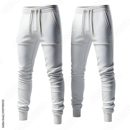 black and white pants