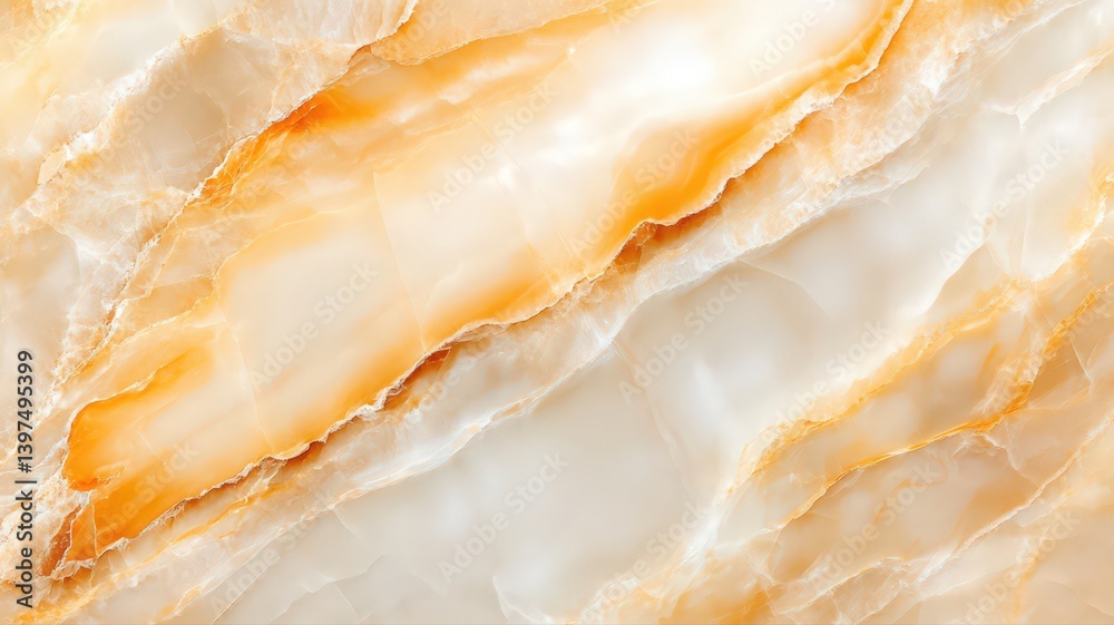 Warm-Toned Marble Texture with Swirling Patterns