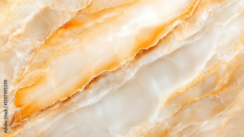 Obraz na płótnie Warm-Toned Marble Texture with Swirling Patterns w salonie