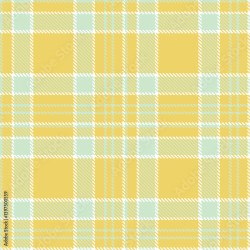 Elegant Seamless Tartan featuring Rustic off white and Warm sandy Textile Design