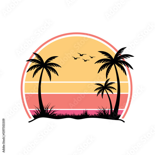 Wallpaper Mural Vector summer t-shirt design Torontodigital.ca