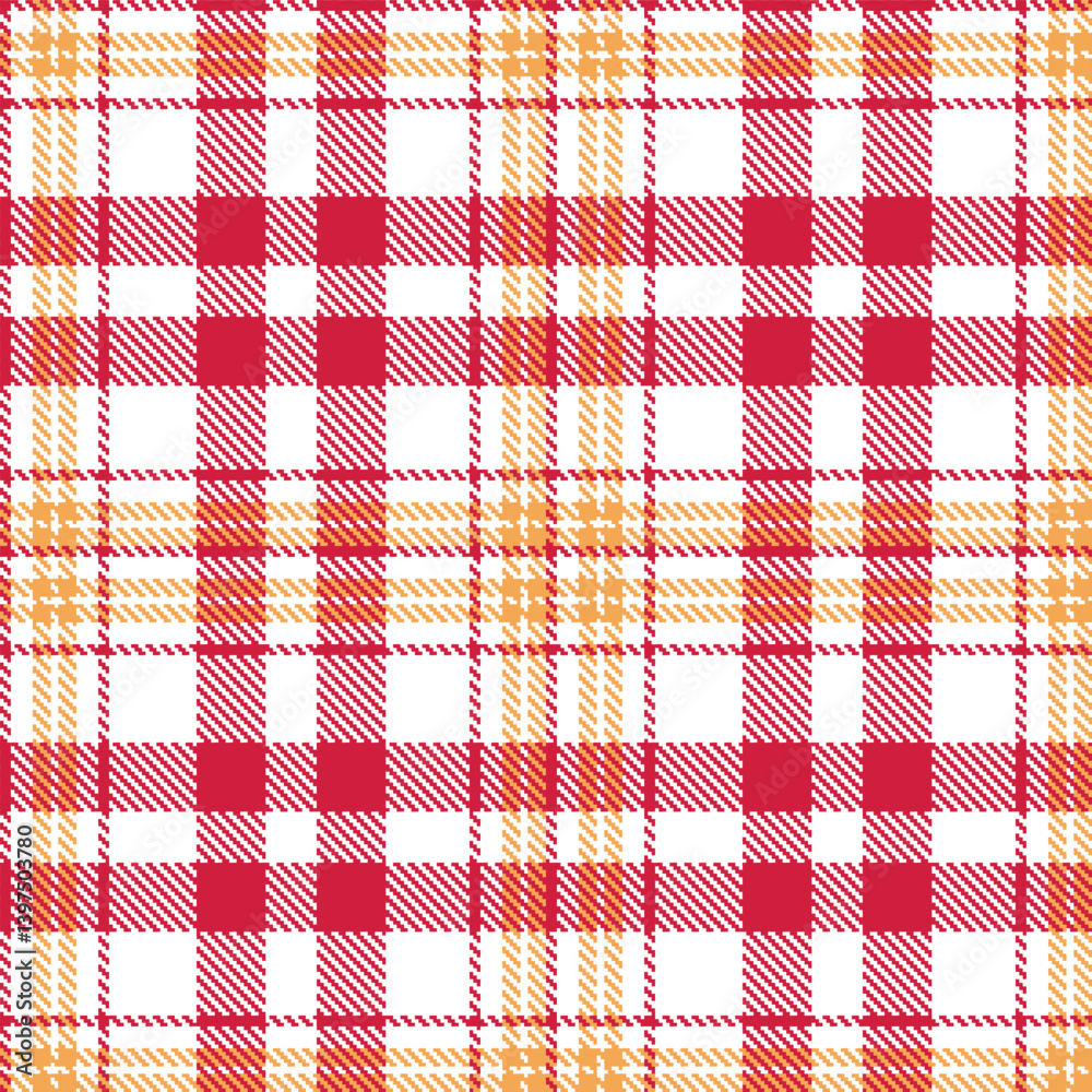 custom made wallpaper toronto digitalDark white Seamless Tartan with Fire cherry accents Textile Design
