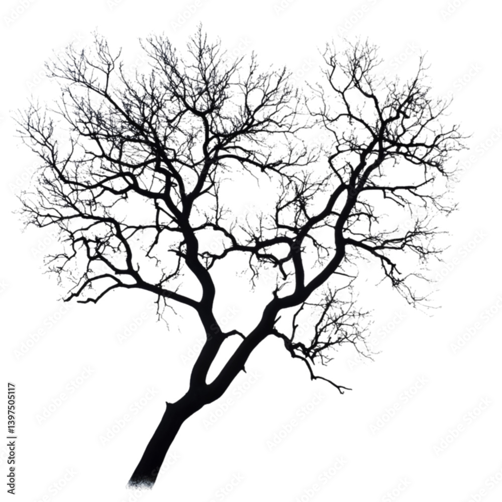 Frosty winter tree branches nature silhouette isolated transparent background hoarfrost Frosty winter tree branches nature silhouette isolated transparent background hoarfrost