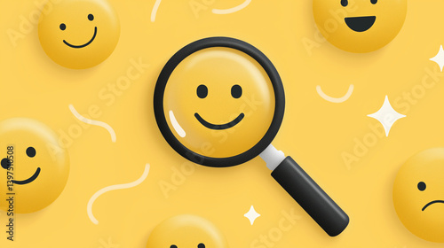 Satisfaction Survey Highlight with Emoticons and Feedback Theme photo