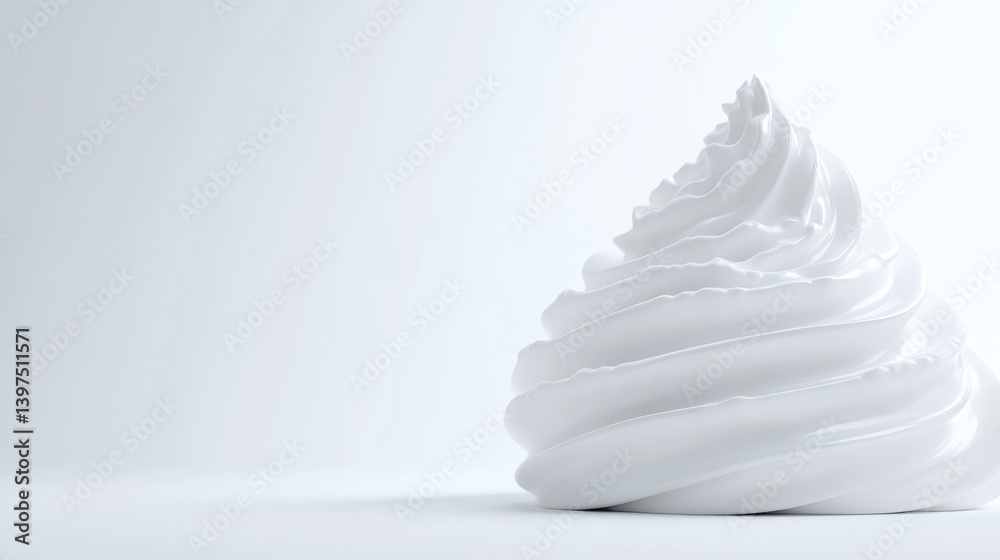 Whipped Cream Abstract Sculpture