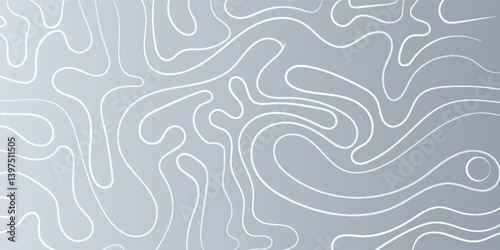 Topographic map background. geographic line map with elevation assignments. Modern design background with wavy pattern. Paper texture Imitation of a geographical map shades.