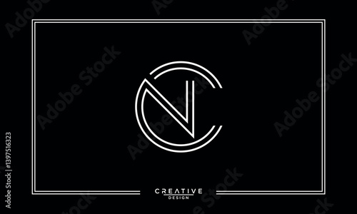 CN, NC,C , N, Abstract Letters Logo Monogram