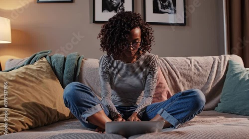 The Woman with Laptop