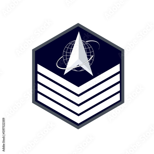 Galon de l'armée américaine destiné à l'espace: US Space Force : Sous-officier, sergent technique - Technical Sergeant
