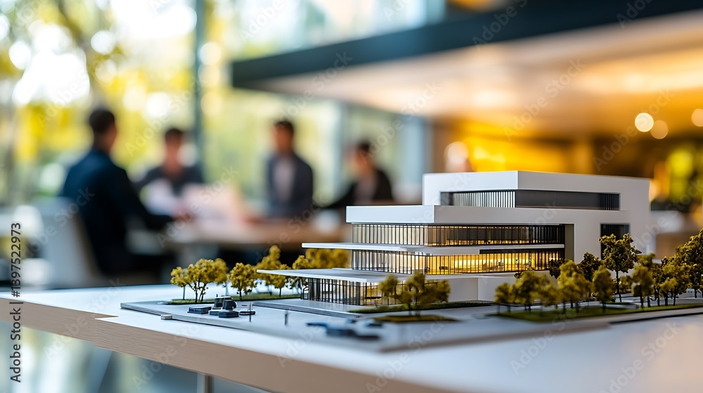 Obraz premium A modern research facility showcasing technological advancements