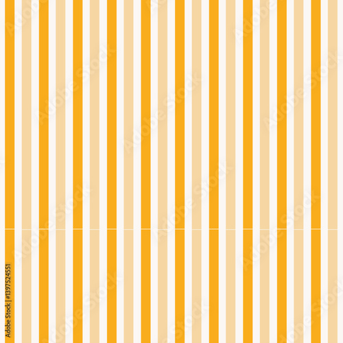 simple abstract seamlees lite and deep orenge juice colour virtical line pattern on white background Free Vector