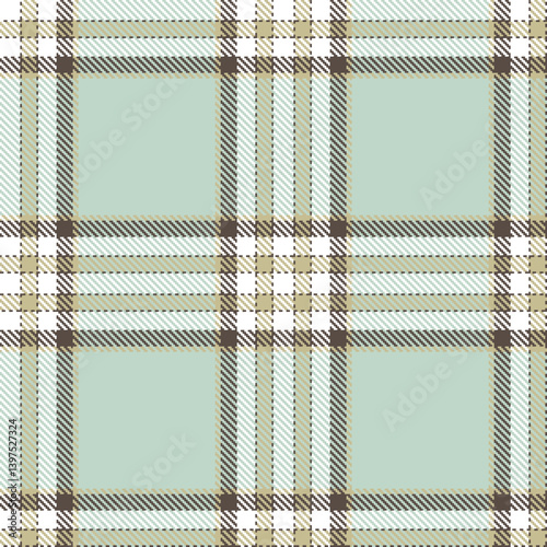 Plaid pattern seamless. Fire charcoal grey & Bright putty Tartan Textile Design. 