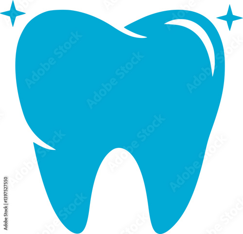 Tooth line icon set. Dental clinic logo. Clean teeth. Vector	