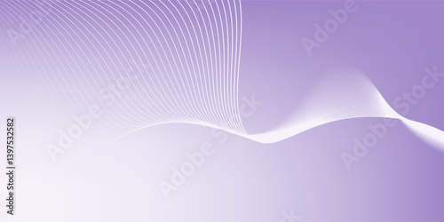 Abstract wave element for design. Digital frequency track equalizer. Stylized line art background.