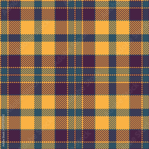 Pastel aubergine Tartan patterns fabric texture. Elegant Iridescent butterscotch Seamless Tartan
