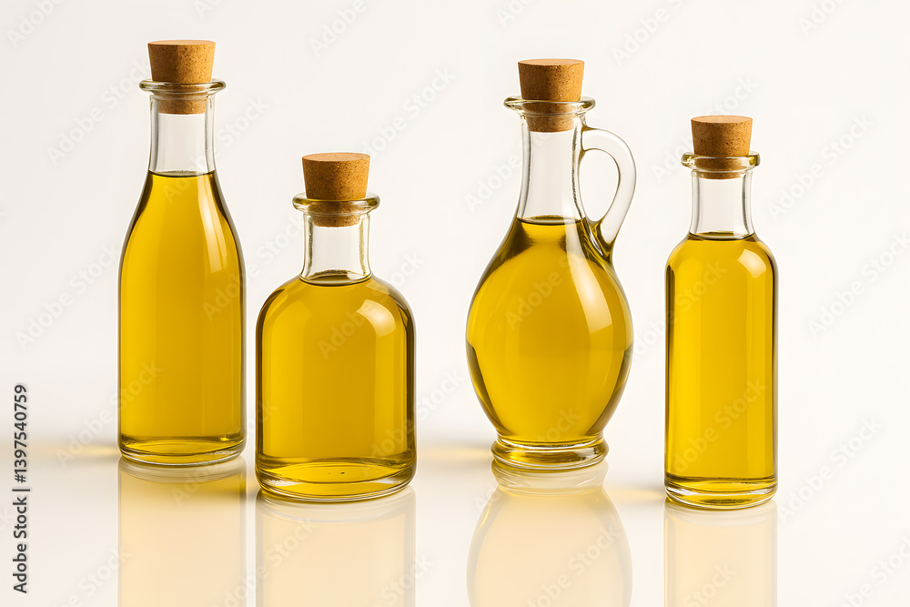 Various Bottles of Olive Oil Various Bottles of Olive Oil