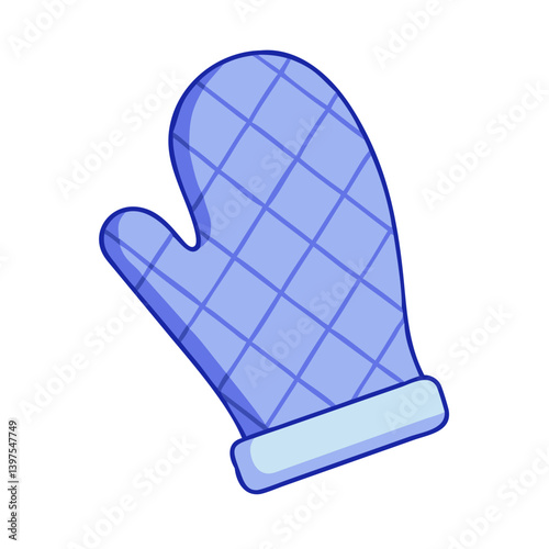 oven mitt icon, oven mitt vector illustration-simple illustration of oven mitt, perfect for oven mitt logos and icons
