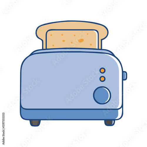 toaster icon, toaster vector illustration-simple illustration of toaster, perfect for toaster logos and icons