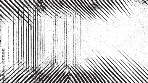 Subtle grain texture overlay. Vector background Falling snow isolated on black background