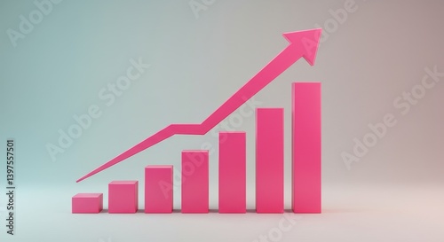 Pink Growth Chart Arrow Upward Trend - Success, progress, growth, development, increase. A pink bar graph shows upward trend symbolizing positive growth and achievement Free Download Pink Growth Chart Arrow Upward Trend - Success, progress, growth, development, increase. A pink bar graph shows upward trend symbolizing positive growth and achievement - GFXLoad