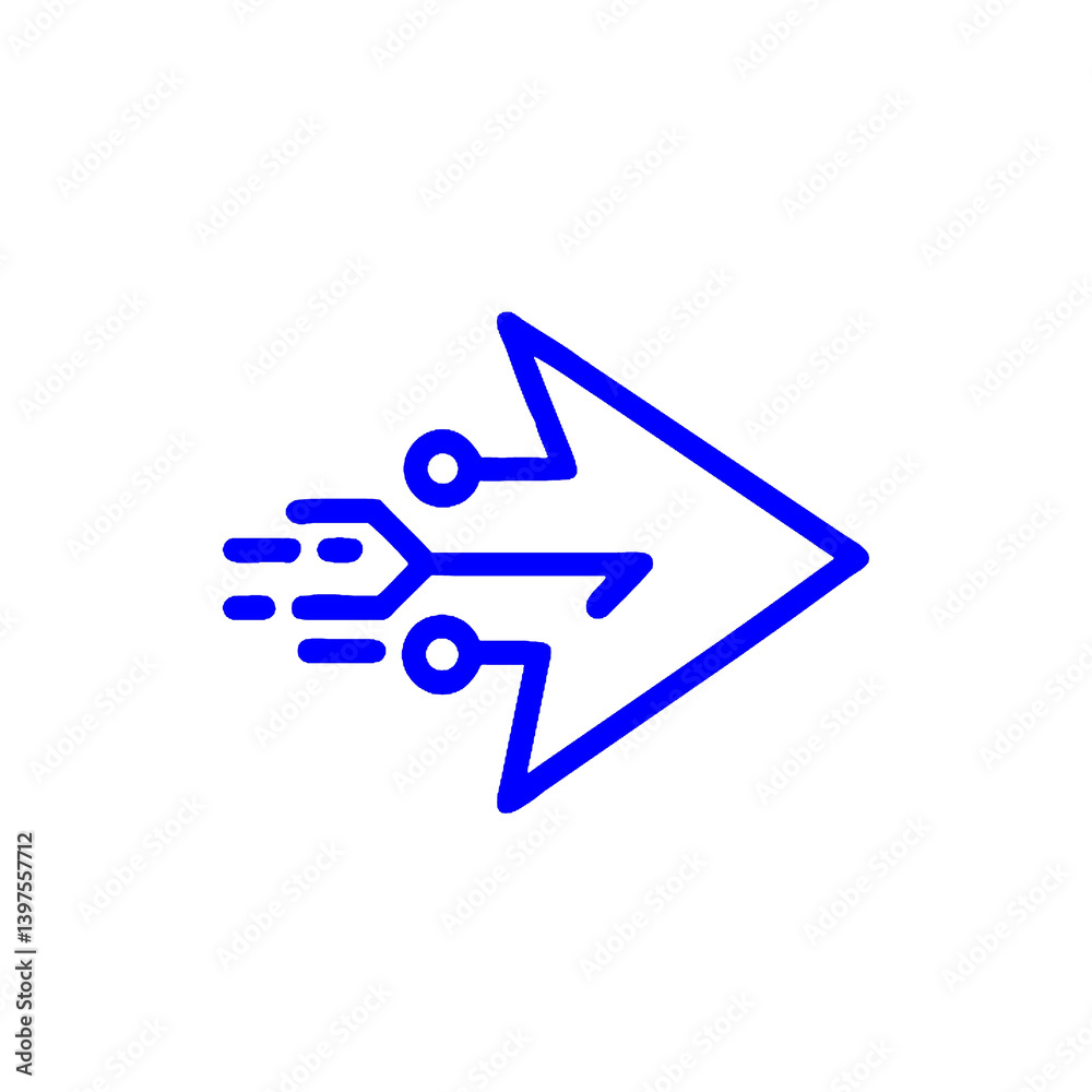 arrows icon in trendy style isolated backgroundcircuit vector icon design template