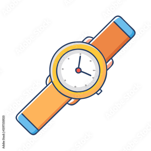 wristwatch icon, wristwatch vector illustration-simple illustration of wristwatch, perfect for wristwatch logos and icons