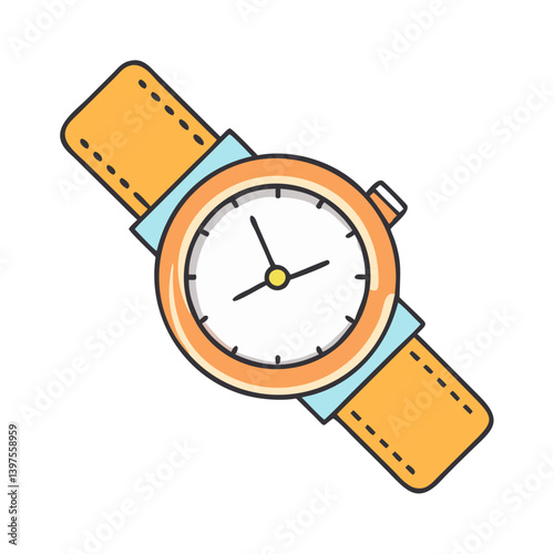 wristwatch icon, wristwatch vector illustration-simple illustration of wristwatch, perfect for wristwatch logos and icons