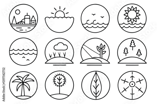 Temperate Zones Illustrations